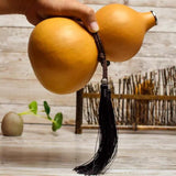 Maxbell Gourd Hip Flask Large Capacity Gourd with Base Gourd Shape for Table Decor 35-40cm 2.5L