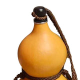 Maxbell Gourd Hip Flask Large Capacity Gourd with Base Gourd Shape for Table Decor 35-40cm 2.5L