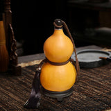 Maxbell Gourd Hip Flask Large Capacity Gourd with Base Gourd Shape for Table Decor 35-40cm 2.5L