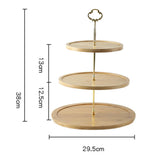 Maxbell Tiered Cupcake Stand Cookies Snacks Holder Multiuse for Party Home Wedding Three Layers
