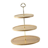 Maxbell Tiered Cupcake Stand Cookies Snacks Holder Multiuse for Party Home Wedding Three Layers