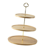 Maxbell Tiered Cupcake Stand Cookies Snacks Holder Multiuse for Party Home Wedding Three Layers