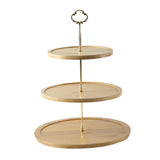 Maxbell Tiered Cupcake Stand Cookies Snacks Holder Multiuse for Party Home Wedding Three Layers