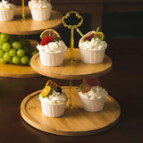 Maxbell Tiered Cupcake Stand Cookies Snacks Holder Multiuse for Party Home Wedding Three Layers