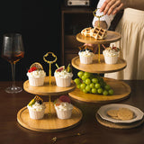 Maxbell Tiered Cupcake Stand Cookies Snacks Holder Multiuse for Party Home Wedding Three Layers