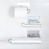 Maxbell Multipurpose Tissue Roll Holder Metal Frame for Bedroom Bathroom Kitchen S