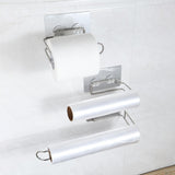 Maxbell Multipurpose Tissue Roll Holder Metal Frame for Bedroom Bathroom Kitchen S