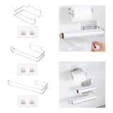 Maxbell Multipurpose Tissue Roll Holder Metal Frame for Bedroom Bathroom Kitchen S