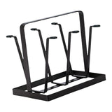 Maxbell steel Bottle Cup Hanging Drying Rack 6 Hook Organizer Rust Resistant