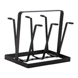 Maxbell steel Bottle Cup Hanging Drying Rack 6 Hook Organizer Rust Resistant