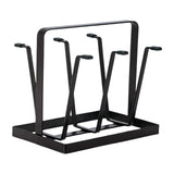 Maxbell steel Bottle Cup Hanging Drying Rack 6 Hook Organizer Rust Resistant