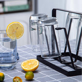 Maxbell steel Bottle Cup Hanging Drying Rack 6 Hook Organizer Rust Resistant