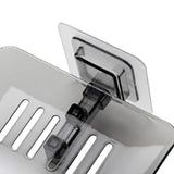 Maxbell Shower Wall Soap Dish Holder Self Draining Soap Holder for Shower Bathroom black