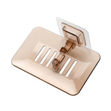 Maxbell Shower Wall Soap Dish Holder Self Draining Soap Holder for Shower Bathroom brown