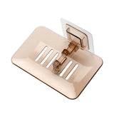 Maxbell Shower Wall Soap Dish Holder Self Draining Soap Holder for Shower Bathroom brown