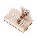 Maxbell Shower Wall Soap Dish Holder Self Draining Soap Holder for Shower Bathroom brown