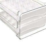 Maxbell 2 Tier Egg Holder Stackable Eggs Tray Bins for Countertop Shelf Drawer