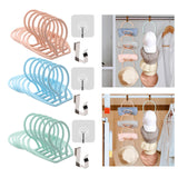 Maxbell Wall Mount Hat Organizer Cabinets Bedroom Door Display Rack Accessories Pink