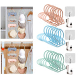 Maxbell Wall Mount Hat Organizer Cabinets Bedroom Door Display Rack Accessories Pink