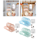 Maxbell Wall Mount Hat Organizer Cabinets Bedroom Door Display Rack Accessories Pink