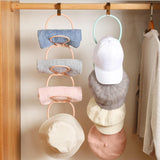 Maxbell Wall Mount Hat Organizer Cabinets Bedroom Door Display Rack Accessories Pink