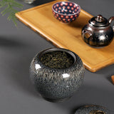 Maxbell Ceramic Ginger Jar Caddy Bud Vase Food Storage Jar for Flour Sugar Rice B