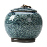 Maxbell Ceramic Ginger Jar Caddy Bud Vase Food Storage Jar for Flour Sugar Rice B