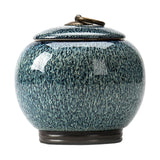 Maxbell Ceramic Ginger Jar Caddy Bud Vase Food Storage Jar for Flour Sugar Rice B