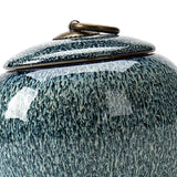 Maxbell Ceramic Ginger Jar Caddy Bud Vase Food Storage Jar for Flour Sugar Rice B