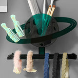 Maxbell Creative Hair Hoop Organizer Headband Storage Holder for Hair Clasp  Green
