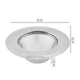 Maxbell Kitchen Sink Strainer Thicken Edge Metal for Wash Basin Bathroom Bathtub M