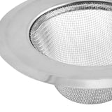 Maxbell Kitchen Sink Strainer Thicken Edge Metal for Wash Basin Bathroom Bathtub L