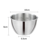 Maxbell Dish Bowl Nesting Storage Bowls Cooking Bowl Space Saving for Dessert Snacks 10CM