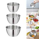 Maxbell Dish Bowl Nesting Storage Bowls Cooking Bowl Space Saving for Dessert Snacks 10CM