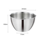 Maxbell Dish Bowl Nesting Storage Bowls Cooking Bowl Space Saving for Dessert Snacks 14CM