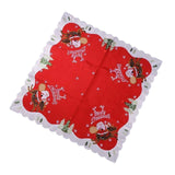 Maxbell Christmas Holiday Dining Tablecloth Polyester for Buffet Table Indoor Patio