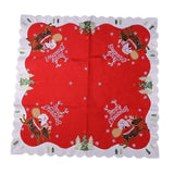 Maxbell Christmas Holiday Dining Tablecloth Polyester for Buffet Table Indoor Patio