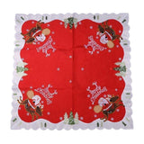 Maxbell Christmas Holiday Dining Tablecloth Polyester for Buffet Table Indoor Patio