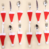 Maxbell 4Pcs Cup Bottles Cover Cutlery Bags Decor Ornament for DIY Crafts Party