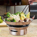 Maxbell Outdoor Alcohol Stove Stainless Steel for Hiking Fishing Picnic Accessory