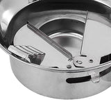 Maxbell Outdoor Alcohol Stove Stainless Steel for Hiking Fishing Picnic Accessory