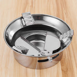 Maxbell Outdoor Alcohol Stove Stainless Steel for Hiking Fishing Picnic Accessory