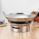 Maxbell Outdoor Alcohol Stove Stainless Steel for Hiking Fishing Picnic Accessory