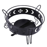 Maxbell Compact Alcohol Pot Rack Outdoor Portable for Camping Backpacking Hiking Black