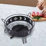 Maxbell Compact Alcohol Pot Rack Outdoor Portable for Camping Backpacking Hiking Black