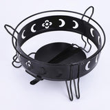 Maxbell Compact Alcohol Pot Rack Outdoor Portable for Camping Backpacking Hiking Black