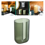 Maxbell Tabletop Tissue Paper Cover Napkin Holder for Toliet Living Room Hotel Green