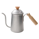 Maxbell Pour Over Gooseneck Tea Pot Coffee Maker Kettle Long Narrow Coffee Pot Argent B
