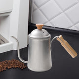 Maxbell Pour Over Gooseneck Tea Pot Coffee Maker Kettle Long Narrow Coffee Pot Argent B