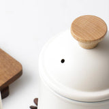 Maxbell Pour Over Gooseneck Tea Pot Coffee Maker Kettle Long Narrow Coffee Pot Beige
